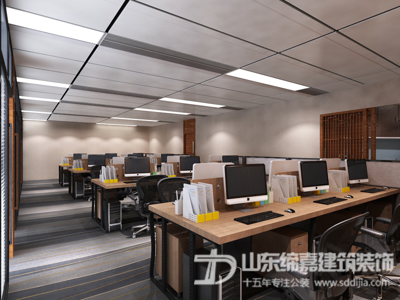 濟南辦公室裝修的實用隔斷方法，如何有效利用空間